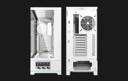 Darkflash Počítačová skříň DY451L bez ventilátorů (bílá)