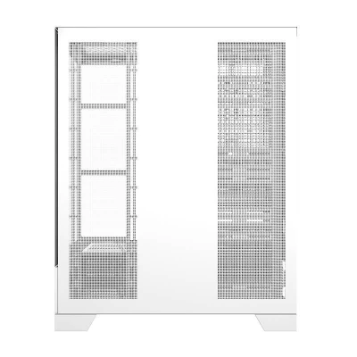 Darkflash Počítačová skříň DY451L bez ventilátorů (bílá)