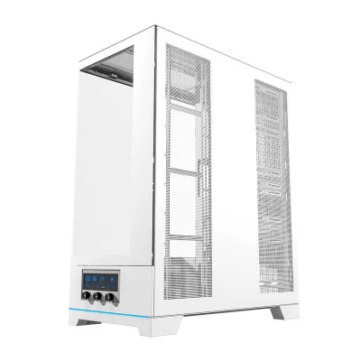 Darkflash Počítačová skříň DY451L bez ventilátorů (bílá)