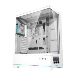 Darkflash Počítačová skříň DY451L PRO s ventilátorem (bílá)