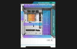 Darkflash Počítačová skříň DY451L PRO s ventilátorem (bílá)
