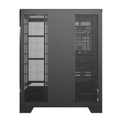 Darkflash Počítačová skříň DY451L PRO s ventilátorem (černá)