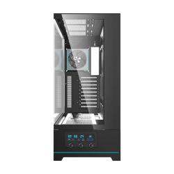 Darkflash Počítačová skříň DY451L PRO s ventilátorem (černá)