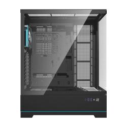Darkflash Počítačová skříň DY451L PRO s ventilátorem (černá)