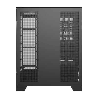 Darkflash Počítačová skříň DY451L PRO s ventilátorem (černá)