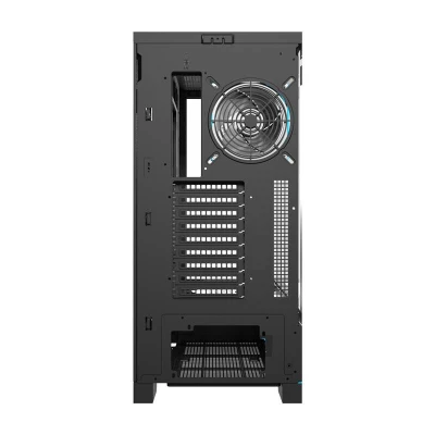 Darkflash Počítačová skříň DY451L PRO s ventilátorem (černá)