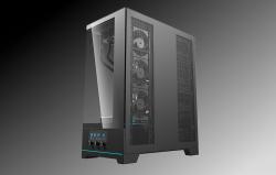 Darkflash Počítačová skříň DY451L PRO s ventilátorem (černá)