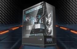 Darkflash Počítačová skříň DY451L PRO s ventilátorem (černá)