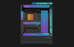 Darkflash Počítačová skříň DY451L PRO s ventilátorem (černá)