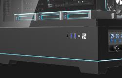 Darkflash Počítačová skříň DY451L PRO s ventilátorem (černá)