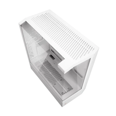 Darkflash DY460 bílá počítačová skříň se 4 ventilátory ARGB