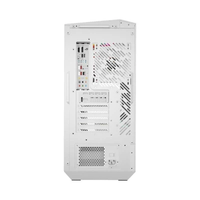 Darkflash DY460 bílá počítačová skříň se 4 ventilátory ARGB