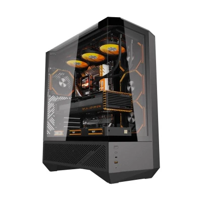 Darkflash Počítačová skříň DY460 (černá) + 4 ventilátory ARGB Darkflash Počítačová skříň DY460 (černá) + 4 ventilátory ARGB