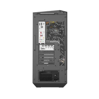 Darkflash Počítačová skříň DY460 (černá) + 4 ventilátory ARGB