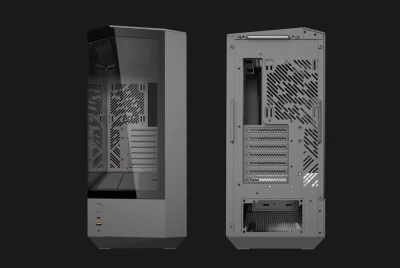 Darkflash Počítačová skříň DY460 (černá) + 4 ventilátory ARGB