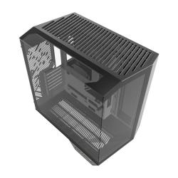 Darkflash Počítačová skříň DY470 bez ventilátorů (černá)