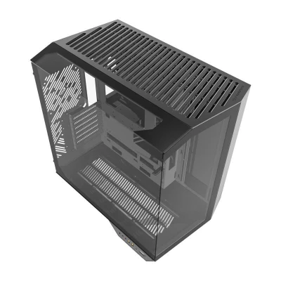 Darkflash Počítačová skříň DY470 bez ventilátorů (černá)