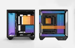 Darkflash Počítačová skříň DY470 bez ventilátorů (černá)