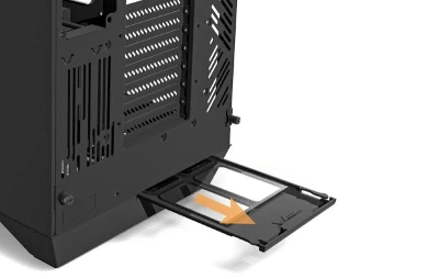 Darkflash Počítačová skříň DY470 bez ventilátorů (černá)