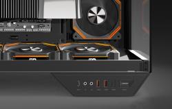 Darkflash Počítačová skříň DY470 bez ventilátorů (černá)