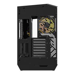 Darkflash Počítačová skříň DY470 (černá) + 4 ventilátory + držák GPU