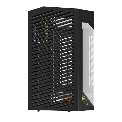 Darkflash Počítačová skříň DY470 (černá) + 4 ventilátory + držák GPU