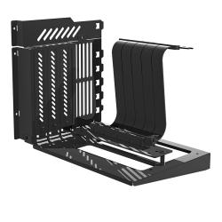 Darkflash Počítačová skříň DY470 (černá) + 4 ventilátory + držák GPU