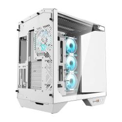 Darkflash Počítačová skříň DY470 se 4 ventilátory (bílá)