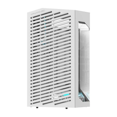 Darkflash Počítačová skříň DY470 se 4 ventilátory (bílá)
