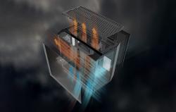 Darkflash Počítačová skříň DY470 se 4 ventilátory (černá)