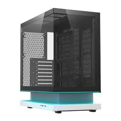 DarkFlash F1 bílá počítačová skříň s 6 ventilátory