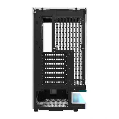 DarkFlash F1 bílá počítačová skříň s 6 ventilátory