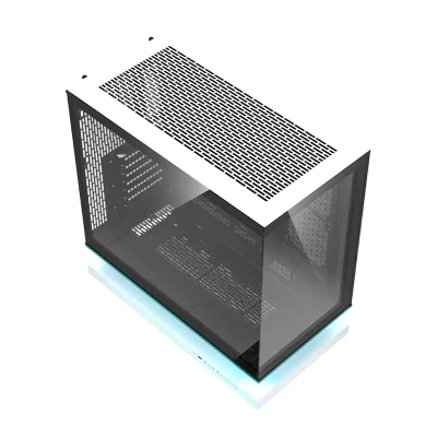 DarkFlash F1 bílá počítačová skříň s 6 ventilátory