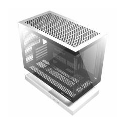 Darkflash Počítačová skříň F1 (bílá) + 6 ventilátorů ARGB