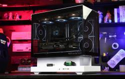 Darkflash Počítačová skříň F1 (bílá) + 6 ventilátorů ARGB