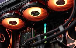 Darkflash Počítačová skříň F1 (bílá) + 6 ventilátorů ARGB