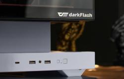 Darkflash Počítačová skříň F1 (černá) + 6 ventilátorů ARGB