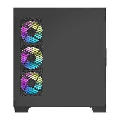 DarkFlash K430 černá počítačová skříň s 6 ventilátory