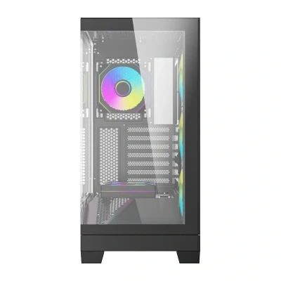 DarkFlash K430 černá počítačová skříň s 6 ventilátory