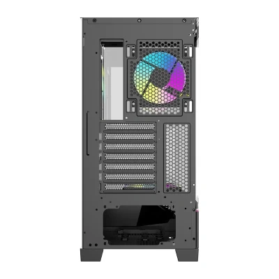 DarkFlash K430 černá počítačová skříň s 6 ventilátory