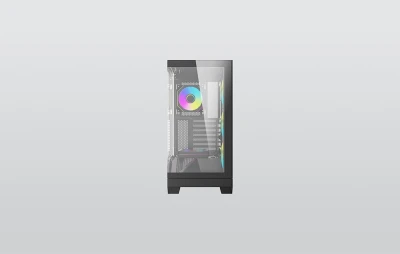 DarkFlash K430 černá počítačová skříň s 6 ventilátory