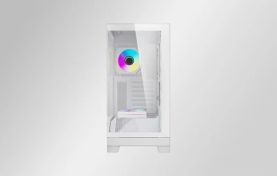 DarkFlash K430 bílá počítačová skříň se 6 ventilátory