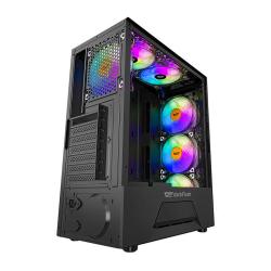 Darkflash Počítačová skříň LEO (černá)