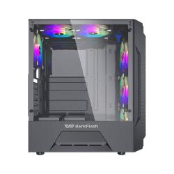 Darkflash Počítačová skříň LEO (černá)