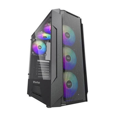 Darkflash Počítačová skříň LEO (černá)
