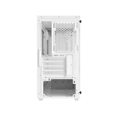 DarkFlash M305 bílá počítačová skříň bez ventilátorů