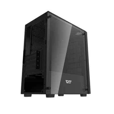 DarkFlash M305 černá počítačová skříň bez ventilátorů