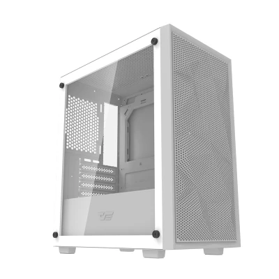 DarkFlash M305 Mesh bílá počítačová skříň bez ventilátorů