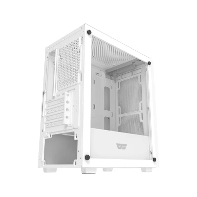 DarkFlash M305 Mesh bílá počítačová skříň bez ventilátorů