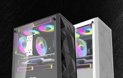 DarkFlash M305 Mesh černá bez ventilátorů, počítačová skříň